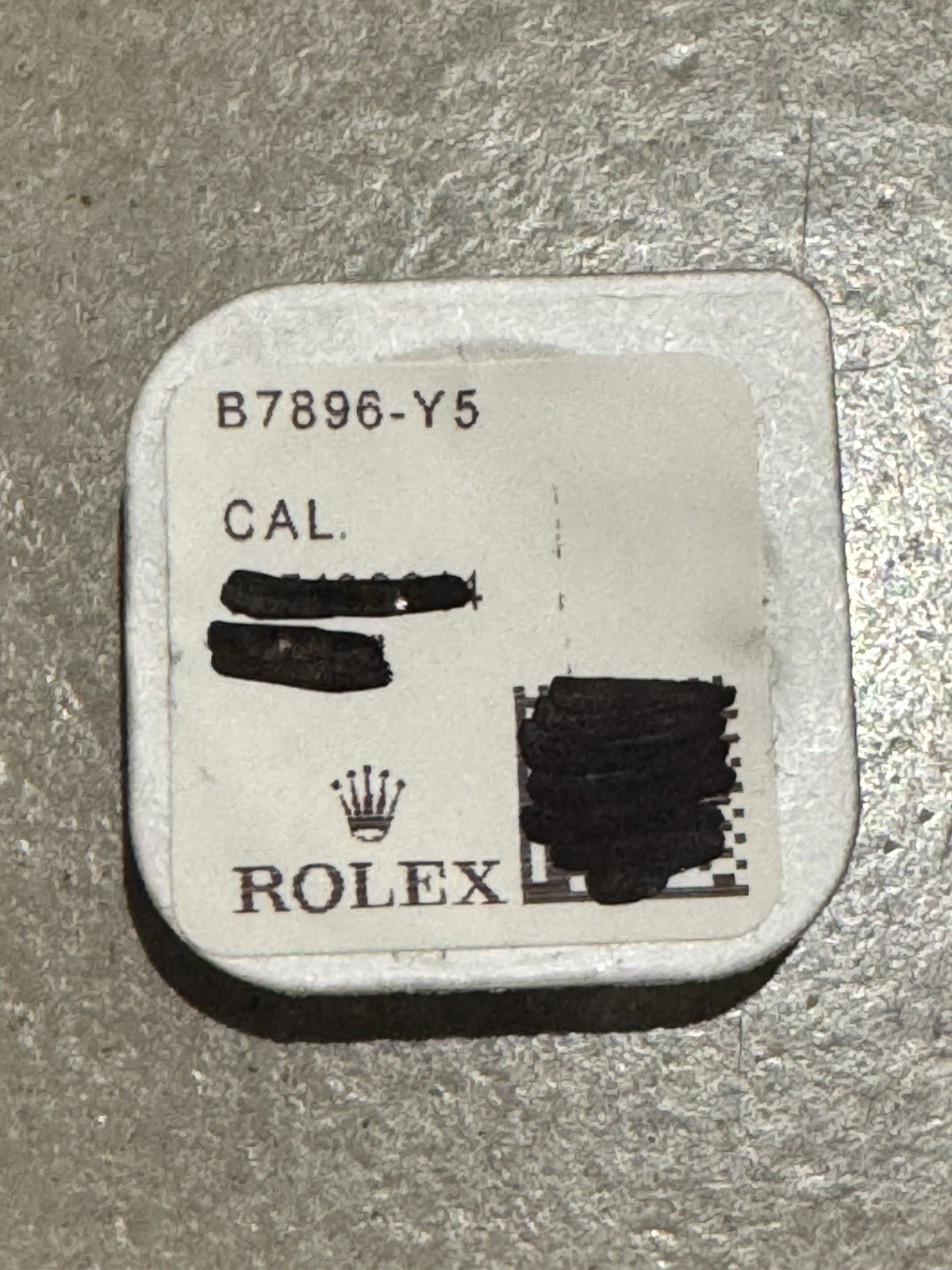 Rolex Original 1530 7896 Pack Of 5 Screws New Old Stock Sealed