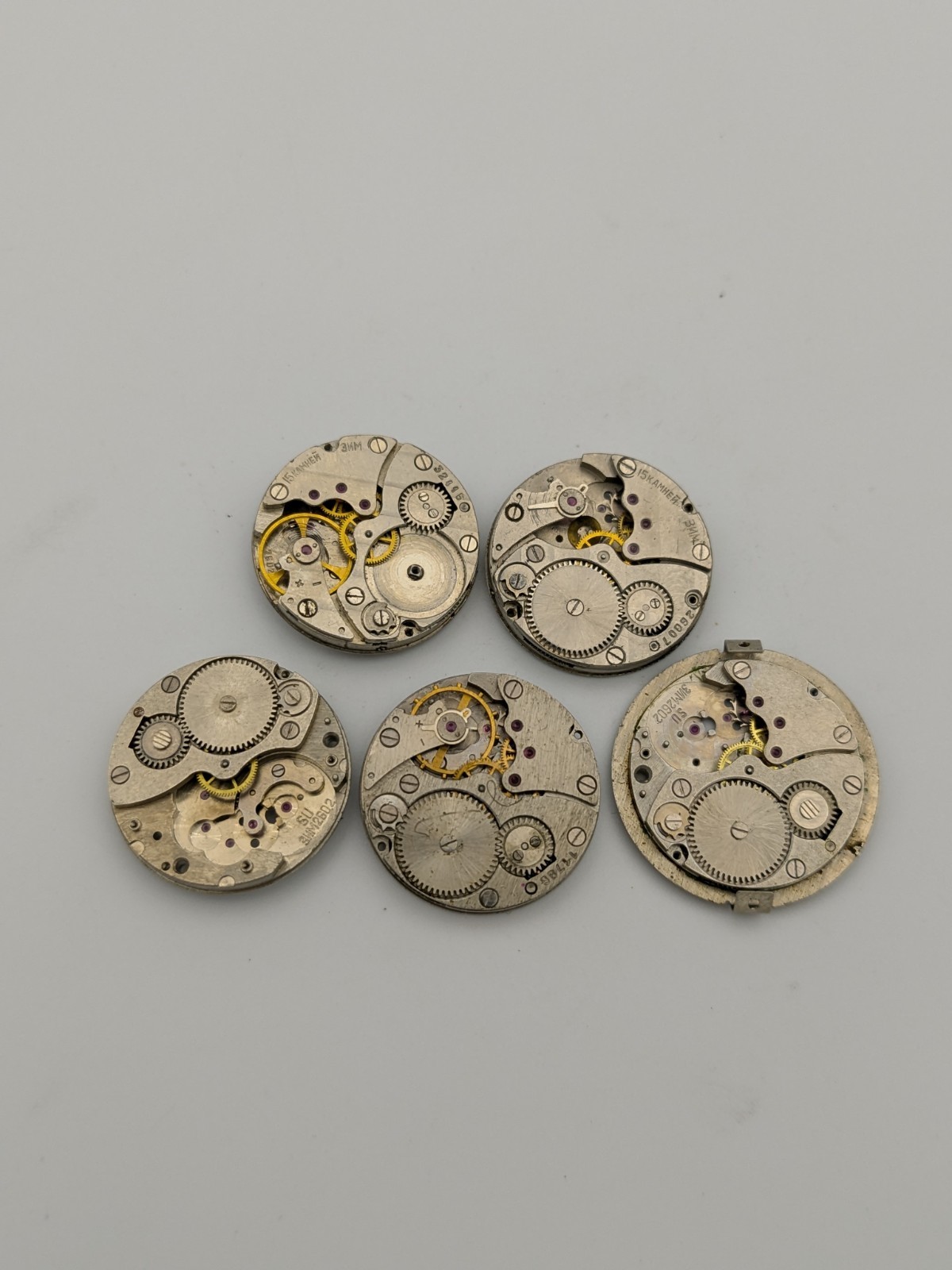 ZiM Pobeda 2602 Movement Soviet USSR For Parts Or Repairs
