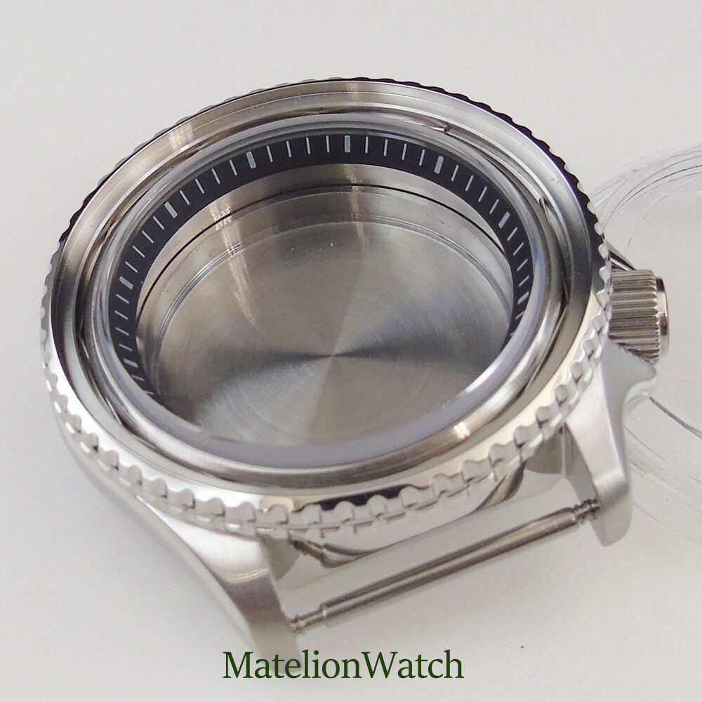 Diver Watch Case 200M Waterproof Fit For NH35 NH36 Sapphire Glass Turning Bezel