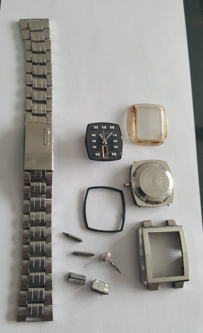 Seiko Caliber 2706A Wristwatch & Bracelet For Parts