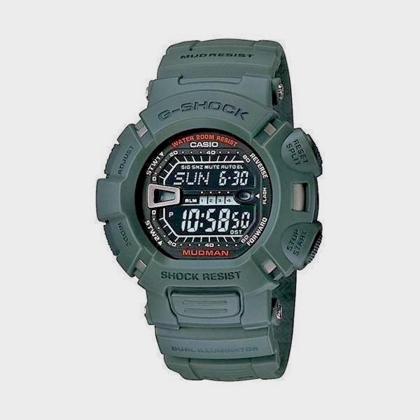 Genuine Casio G-Shock Mudman G-9000 G-9000-3 green resin watch bezel case cover