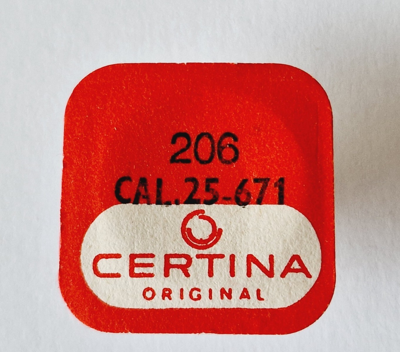 Certina 25.671 # 206 Centre Wheel Genuine Swiss Factory Sealed New