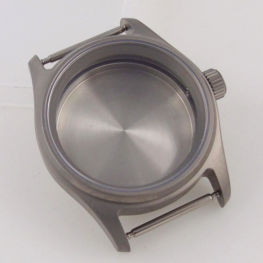 39mm AR Sapphire Glass Titanium Watch Case For NH35 2824 PT5000 VH31 Watch