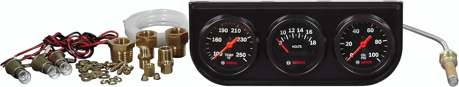 BOSCH SP0F000054 Style Line 2″ Triple Gauge Kit Kit – Clean Easy to Read Look wi