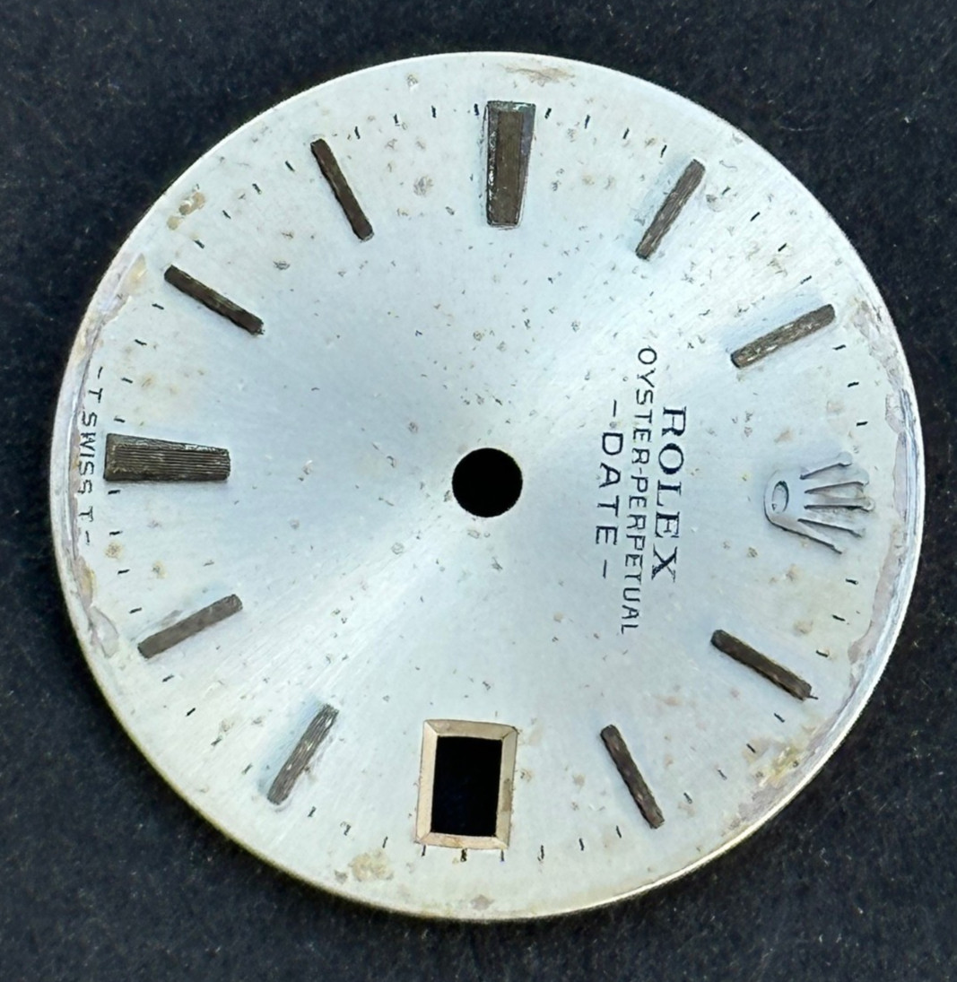 Vintage Rolex Oyster Perpertual Date Watch Dial For 26mm Case 6517 6519 6917