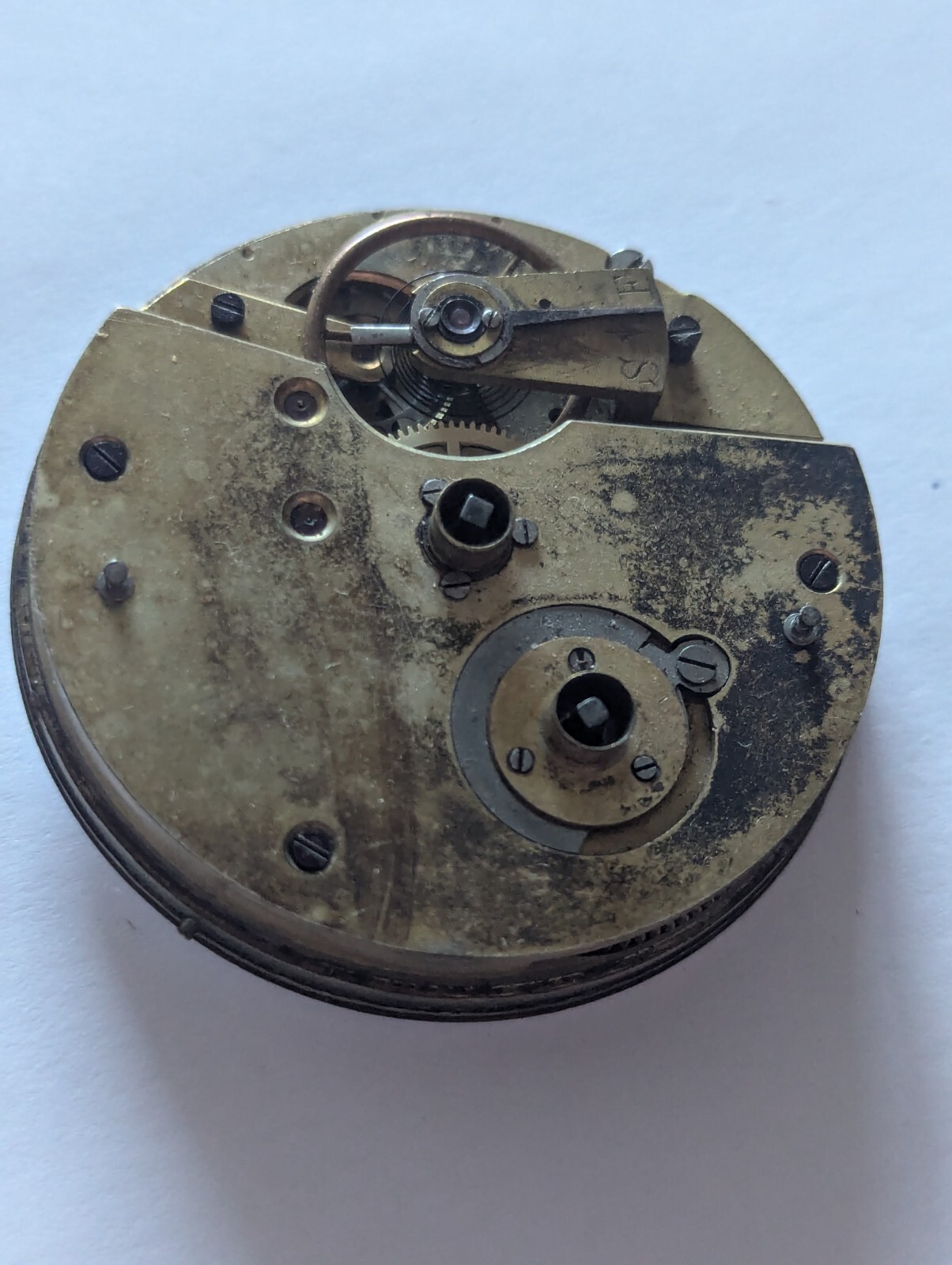 Vintage Fattorini & Sons Pocket Watch Movement (Runs)