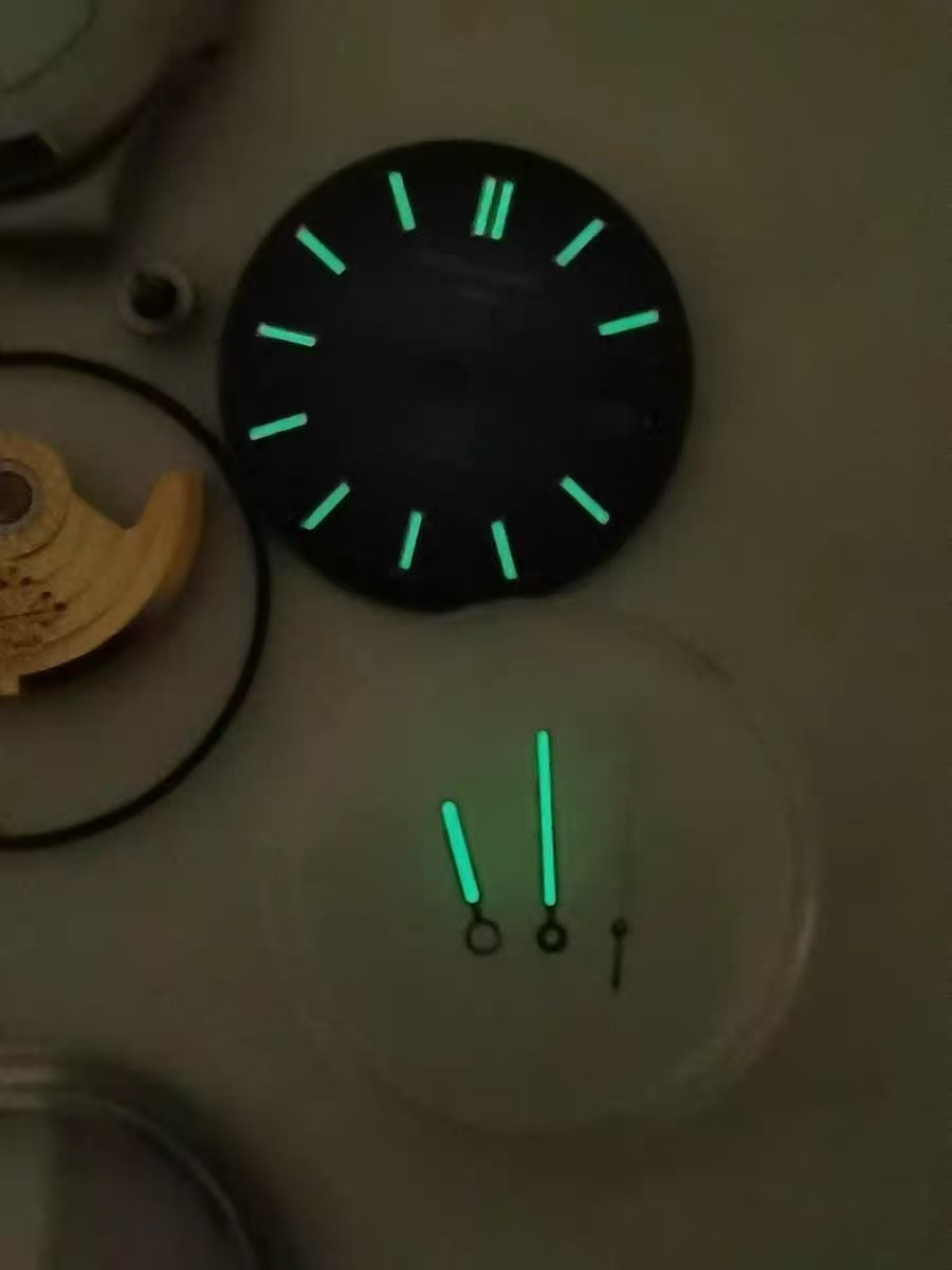 DIY SET for PP 2824 watch case + dial + hands + Strap sapphire 40mm