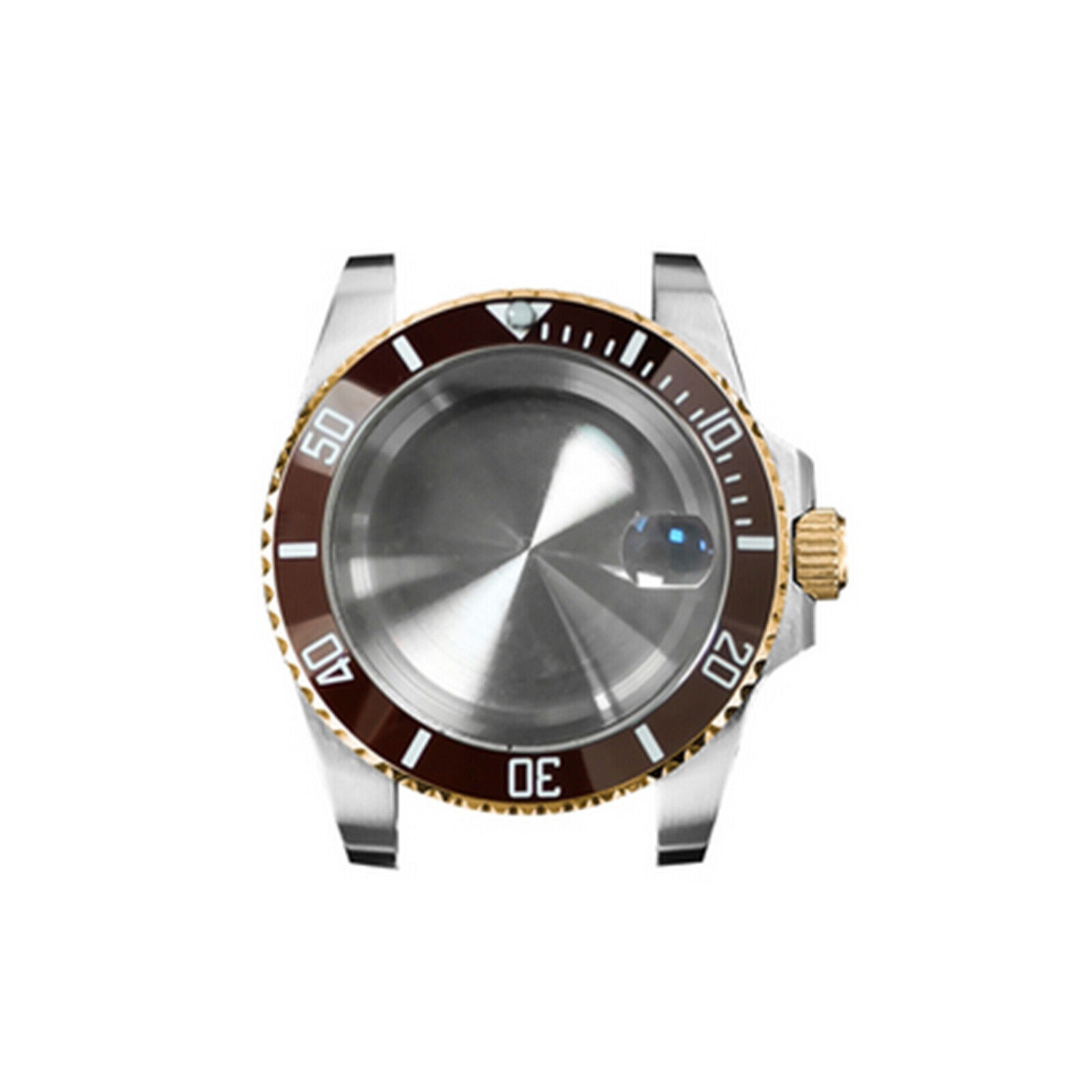 40MM Glass Watch Case Stainless Steel Case Watch for NH35/NH36 Watch Movement