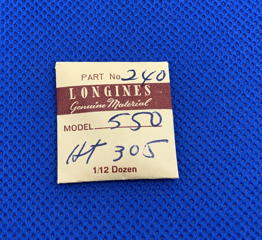 Longines 550 240 Cannon Pinion. Height 3.05. New Old Stock. 24-45 R