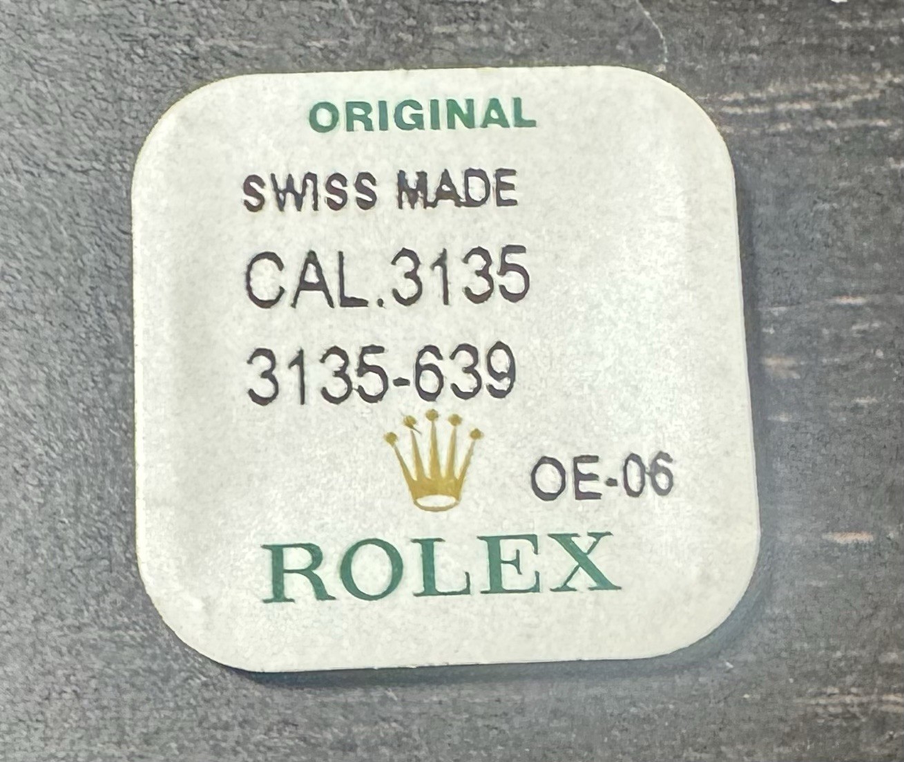 Rolex Cal. 3135 Part 639 Intermediate Date Corrector Wheel 3135-639