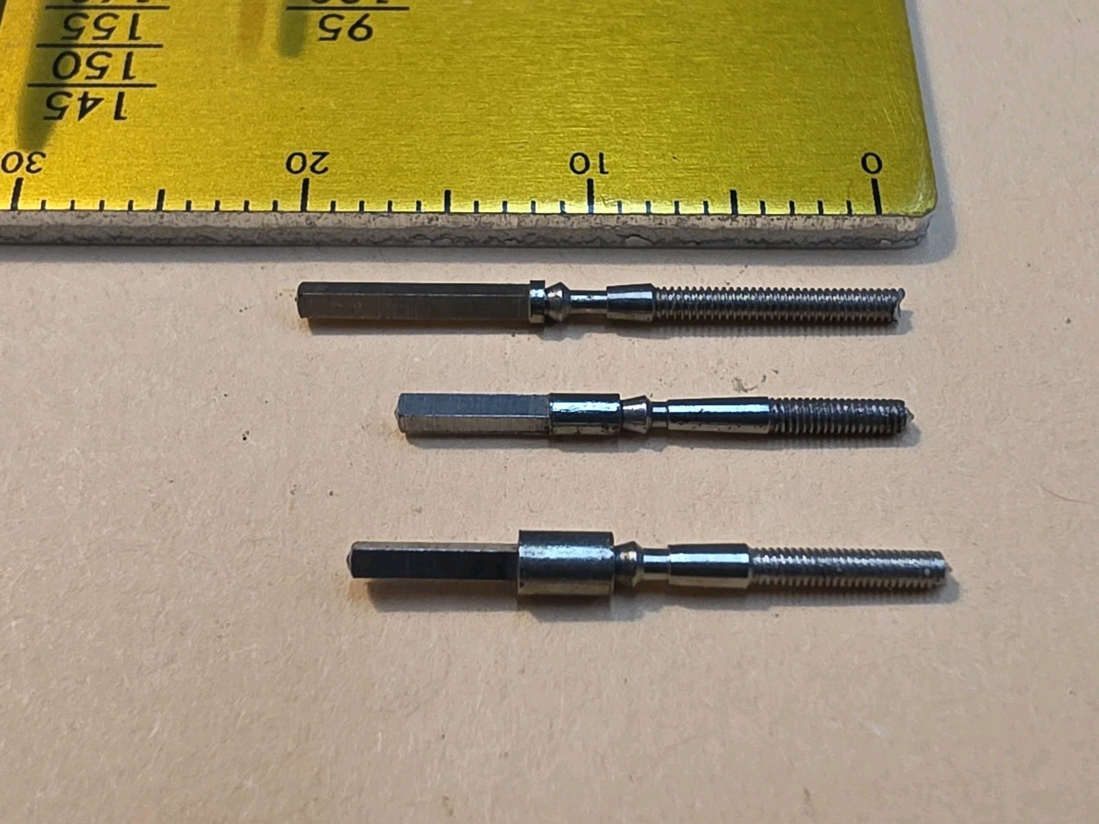 Lot Of 3 Vintage NOS American Pocket Watch 12s Square Stems Parts Spares