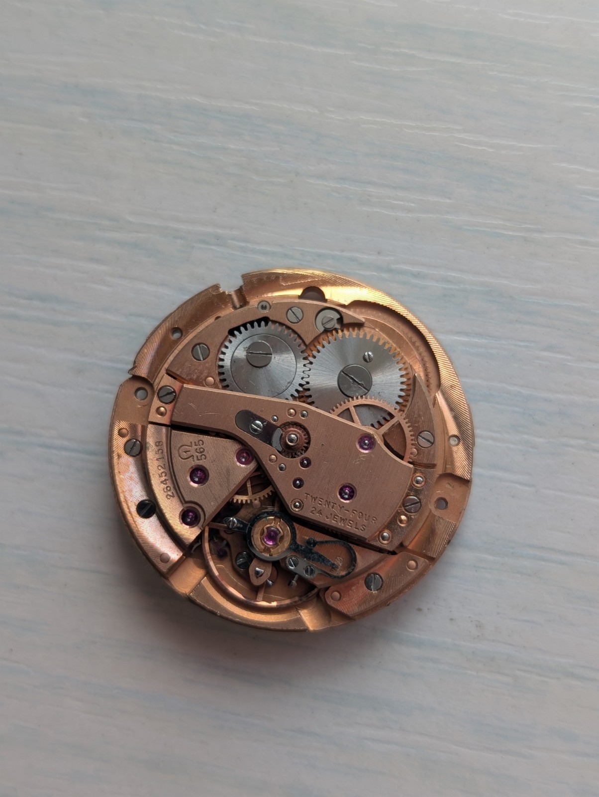Vintage Omega 565 Automatic Watch Movement (Incomplete/Good Balance)