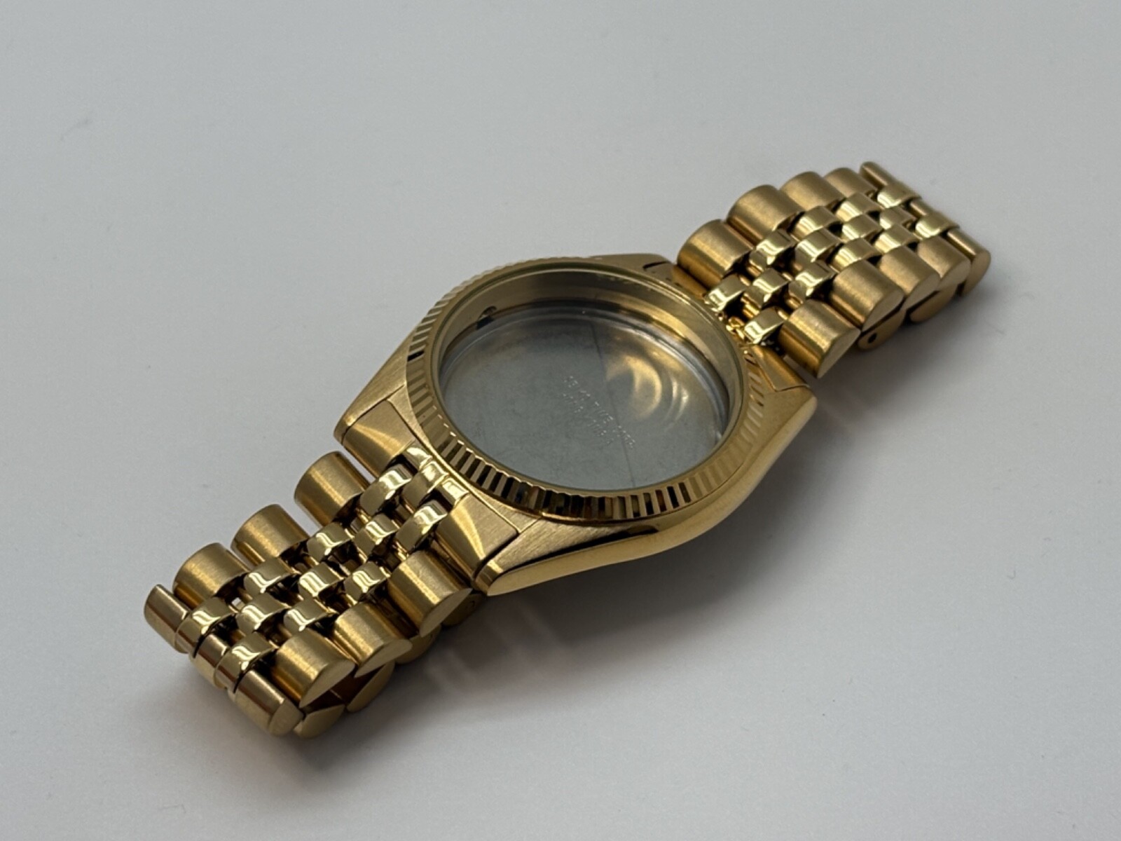NOS SEIKO Case & JUBILEE BRACELET 7N43-8119 36mm Gold Base Metal S/S for 7N43