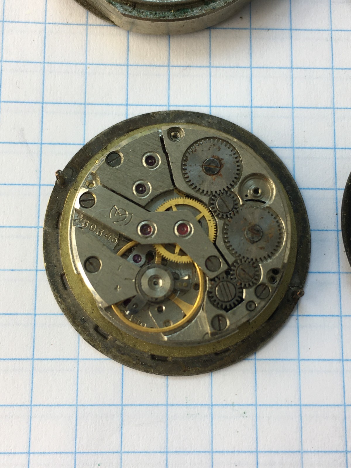 Lot of 10 Vintage men’s wristwatch movements Vostok, Slava, etc. USSR for parts