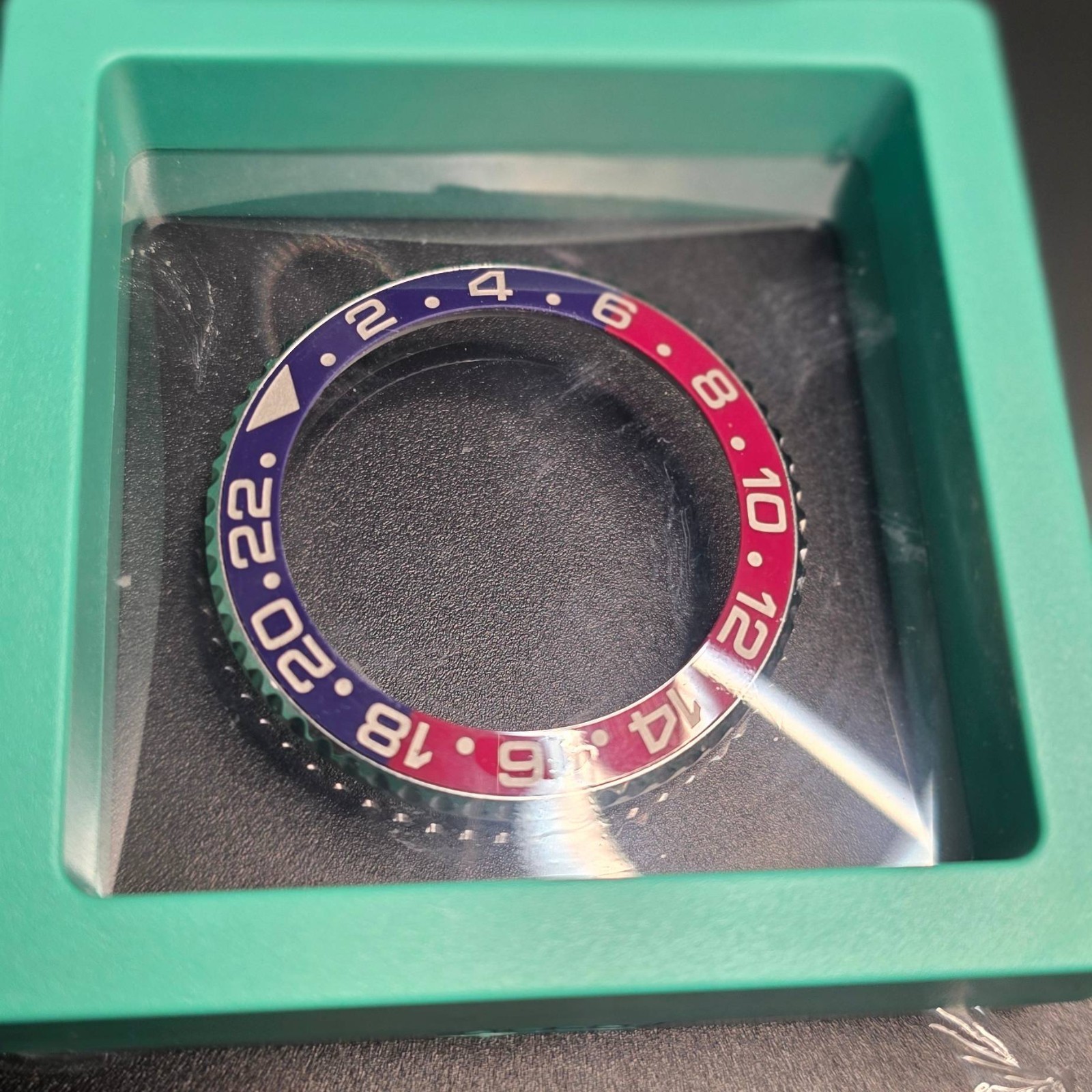 Custom Made Watch Bezel And Insert Fits Rolex GMT Master II Pepsi 116710 126710