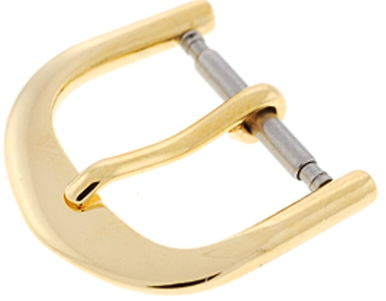 Pack of 5Pcs. Watch Leather Strap Buckles,Golden 16mm Watchmakers Repair Parts