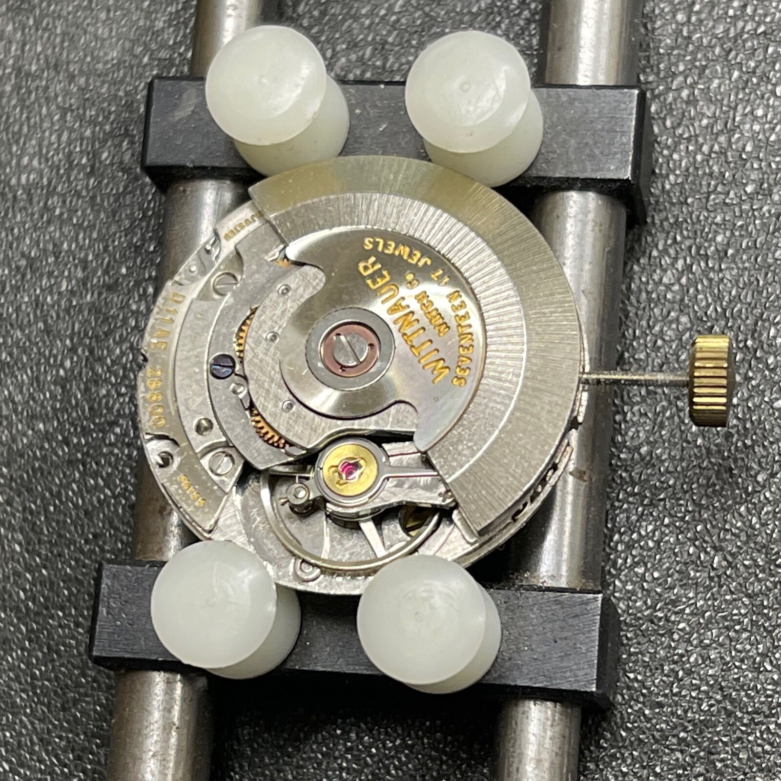 Vintage Wittnauer D11 AE automatic watch movement NOS parts repair blue dates