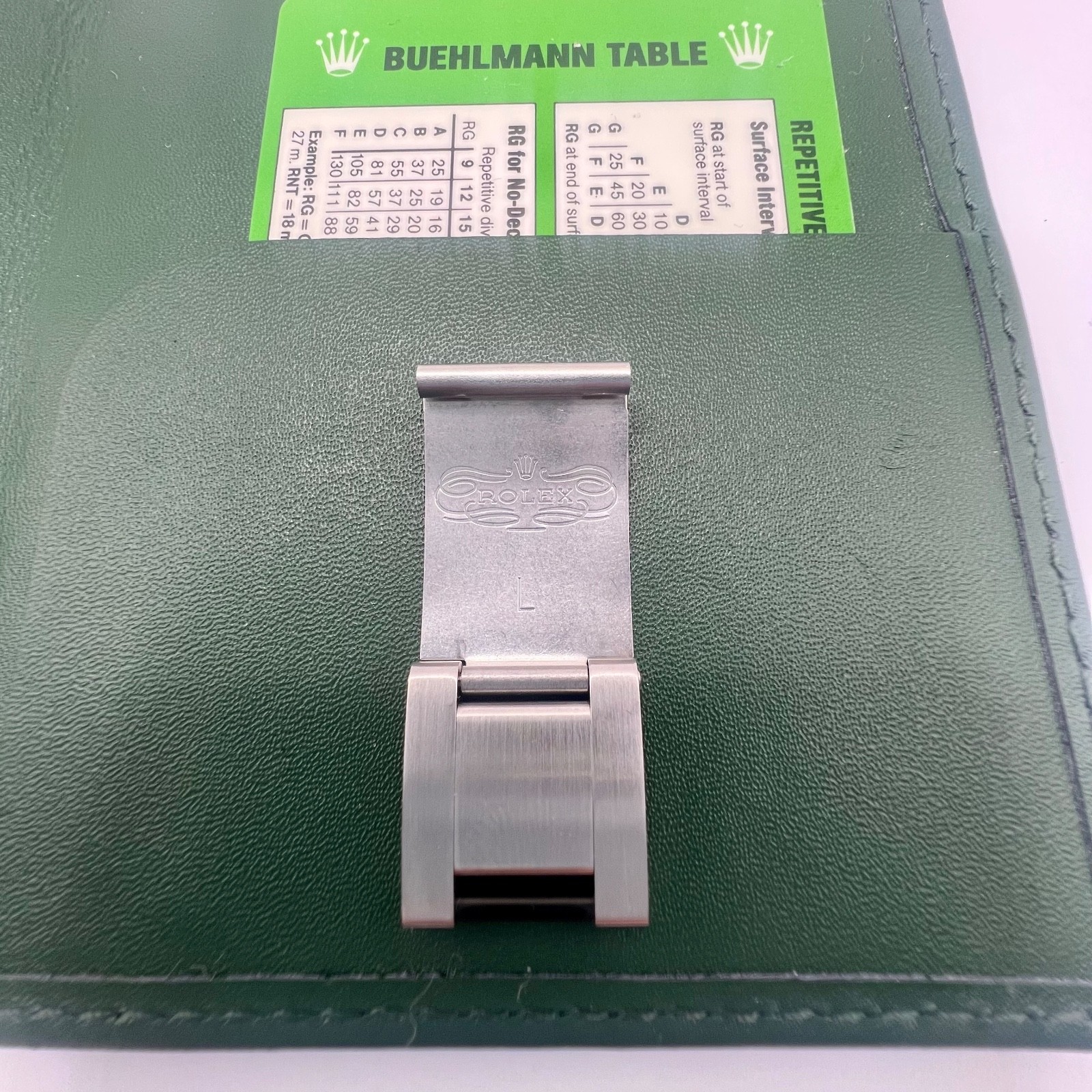 Rolex Sea Dweller 16600 Tool Kit L Extension Link Tool 2100 Wallet 100.25.34 SET