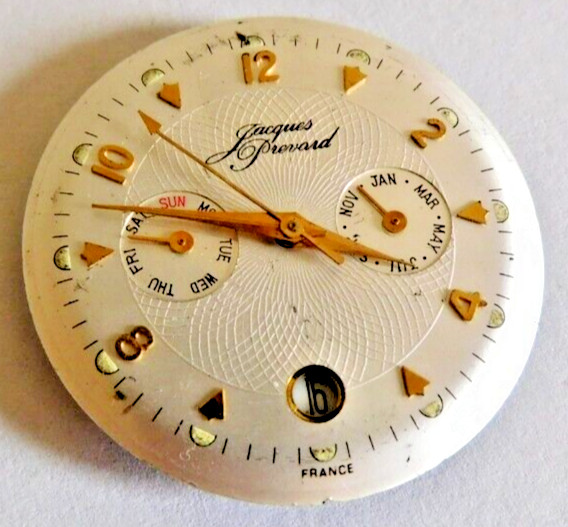 FE 7870C JACQUES PREVARD MOVEMENT STEM MISSING. NEW OLD STOCK