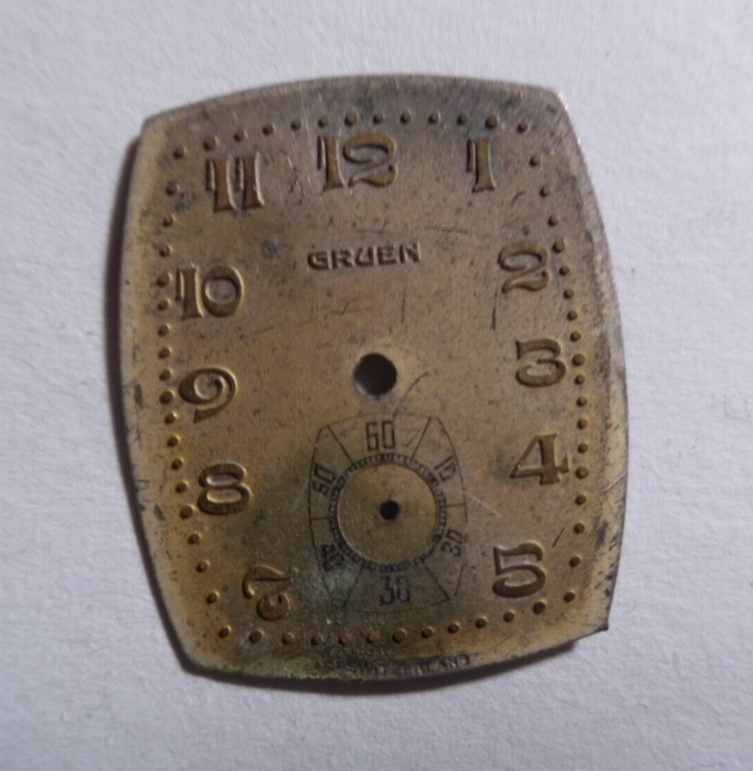10 Old Watch Dials Lot (Bulova Ingersol Waltham Seth Thomas Lady Top Elgin Lot19