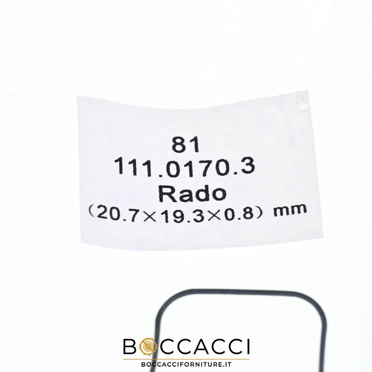 GENERIC Compatible Caseback Gasket for Rado 81 111.0170.3 (NEW)