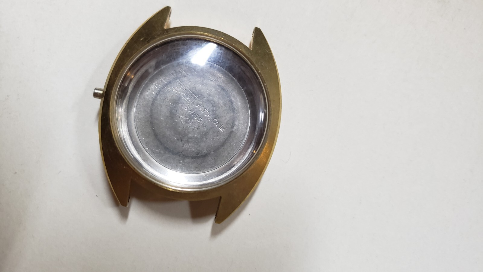 NEW Vintage Croton Gold Plate Men’s Watch Case w/ Crystal / G10 Water resistant