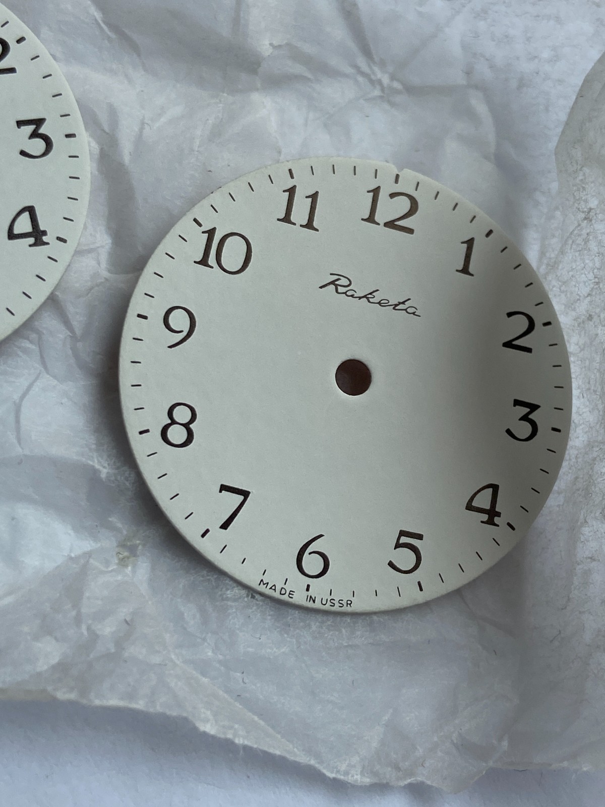 NOS LOT WATCH RAKETA WHITE DIAL 2609 HA 19 JEWELS RARE NEW OLD STOCK PARTS USSR