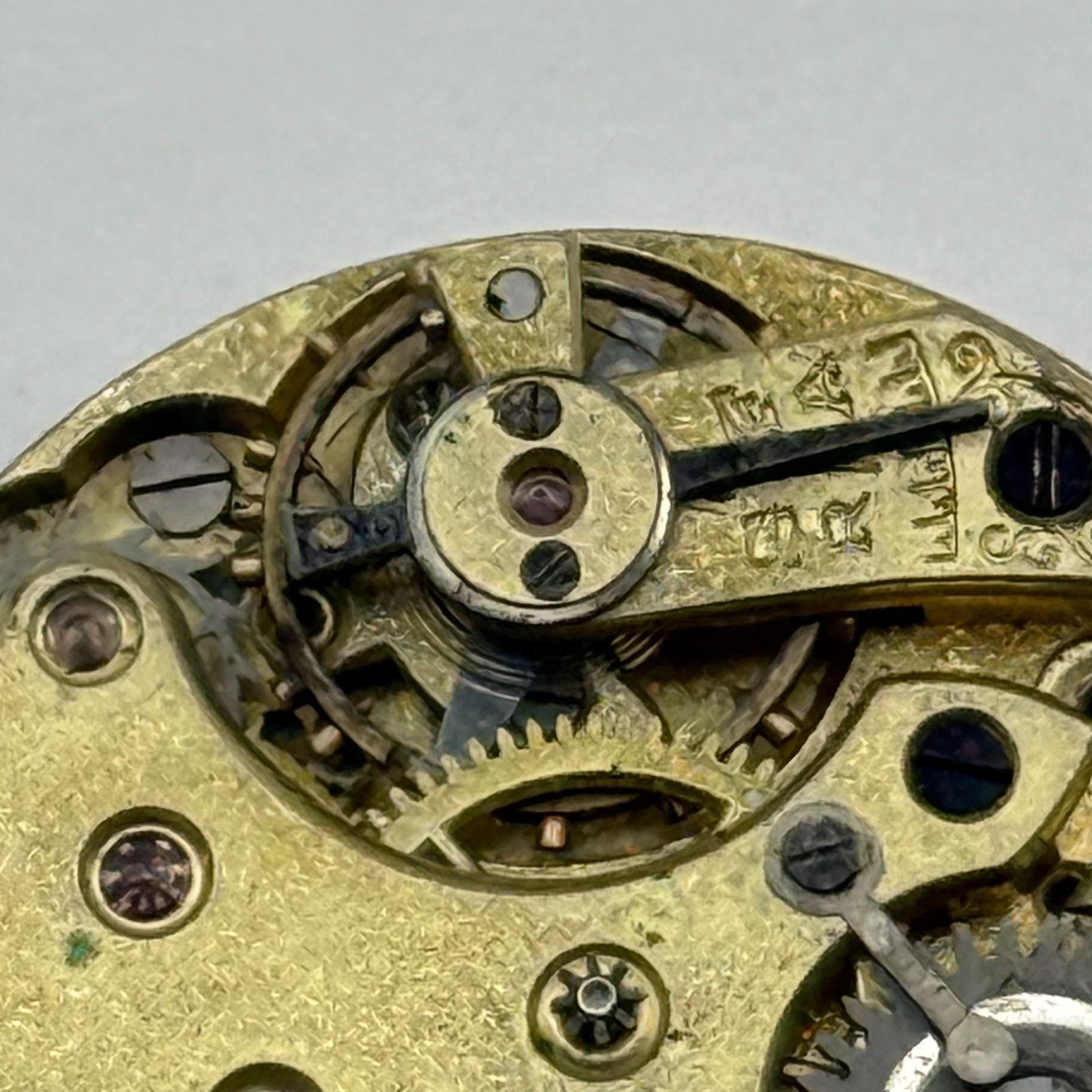 Rolex Rebberg Watch Movement 15 Jewels Swiss Manual Wind Parts Repair 25.4mm