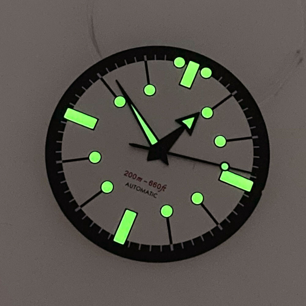 20ATM Diving 40mm Double Bow Sapphire Glass Watch Case Fit NH35 PT5000 120 Click