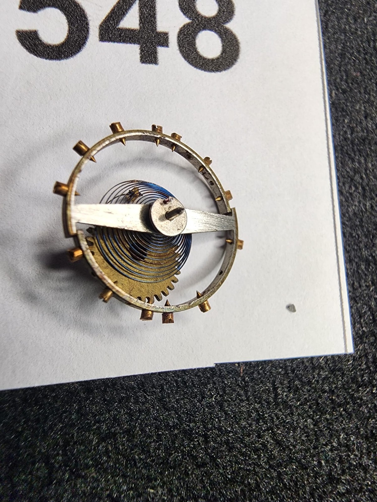 New York Standard Watch Co 7 Jewel Pocket Watch Movement USA Parts Repair