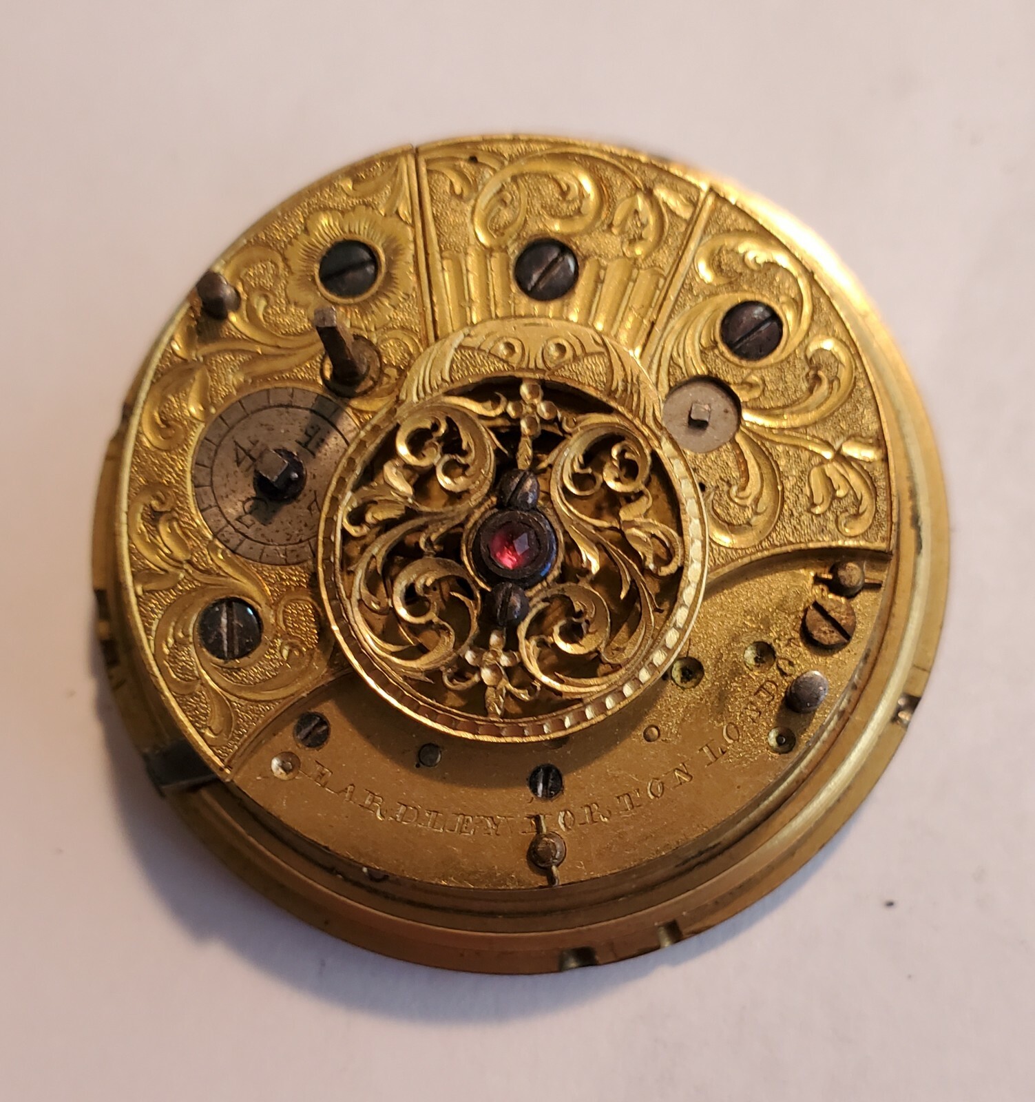 Antique 18th Century Eardley Norton London 44mm Verge Fusee Repeater Movement