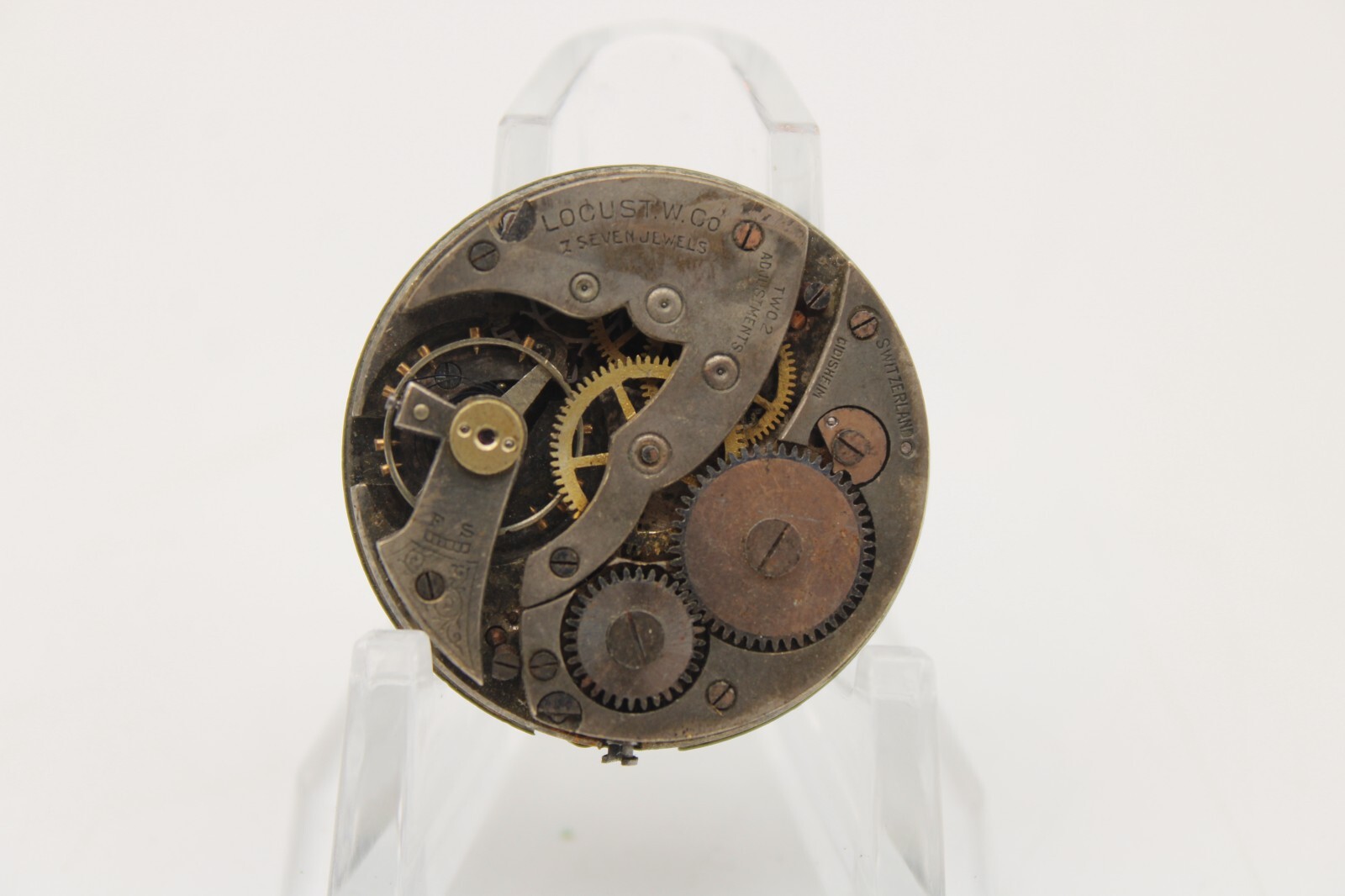 LOCUST SWISS MADE POCKET WATCH MOVEMENT 7j 28.9mm (OR)
