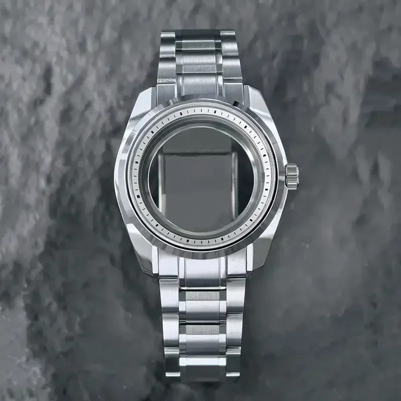 40mm 44GS Design Case Fit 32.5mm Dial Sapphire Crystal High Quality GMT NH35/34