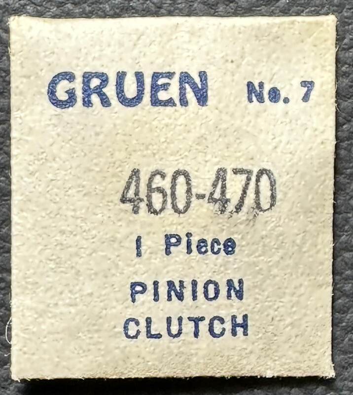 GENUINE GRUEN EB407 CA460-470 CLUTCH PINION WATCH REPAIR PART WP5