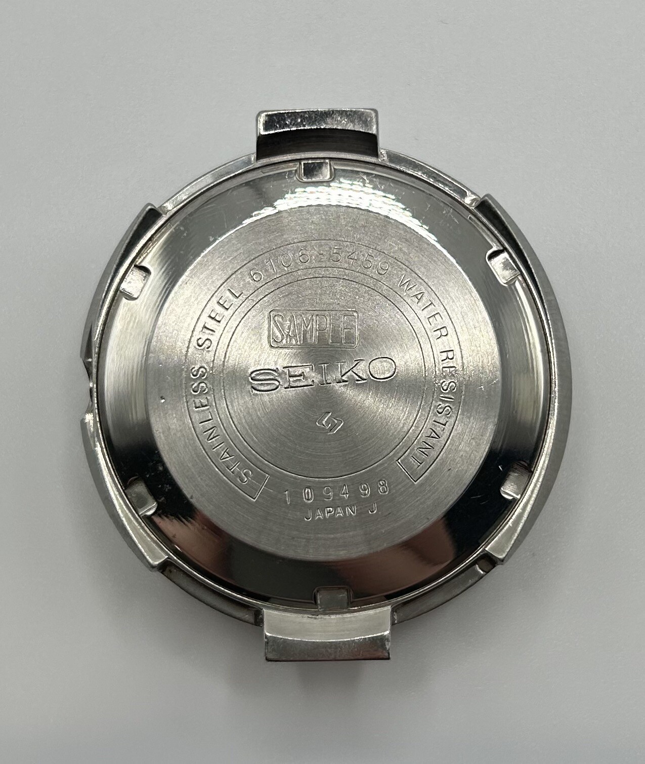 NOS Vintage Genuine Seiko 6106-5459 Stainless Steel Complete Case For Part