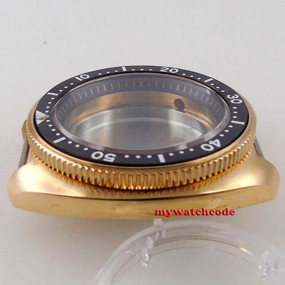 CUSN8 solid Bronze case Sapphire glass Ceramic Bezel watch case For NH35A NH36A