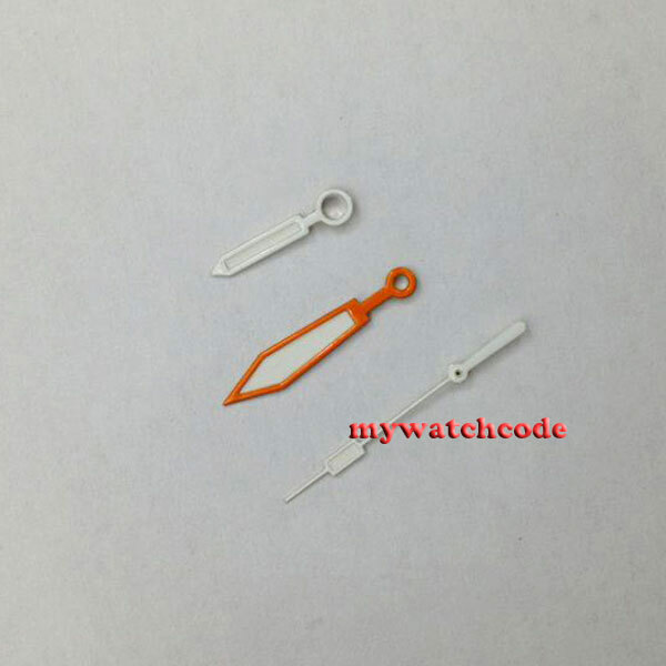 PLOPROF SUPER LUME ORANGE watch hand fit miyota 8215 NH35 NH36 2824 2836