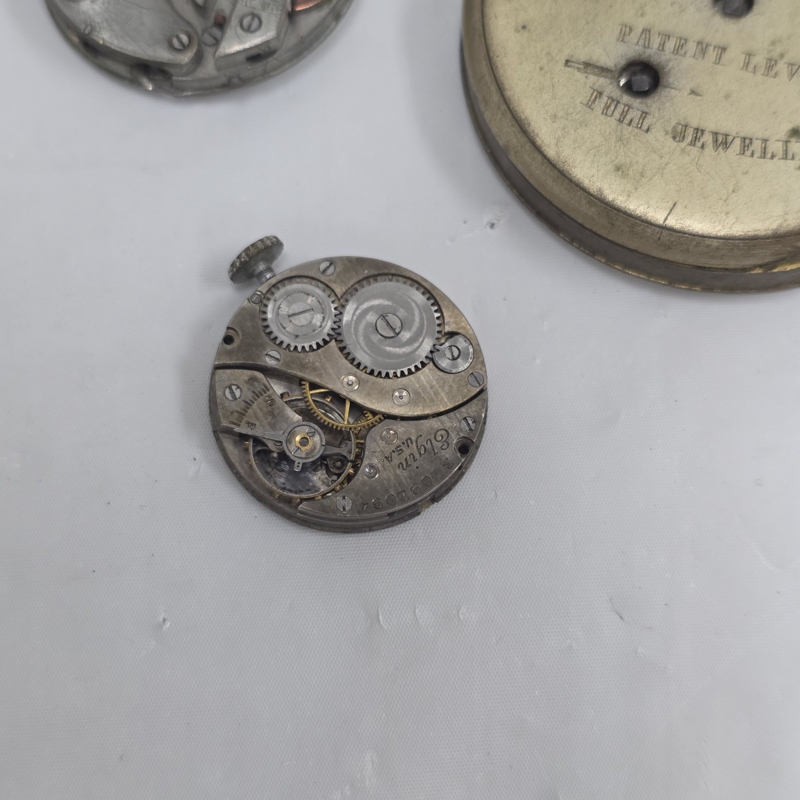 Lot Watch Movement Parts Elgin Avalon Vivid Waltham Variety Mechanical AS-IS