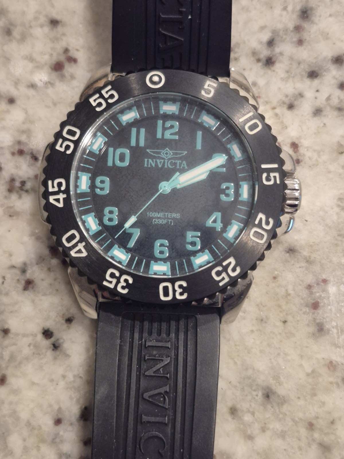 Invicta Tritnite Model 1099 Stainless Steel Case