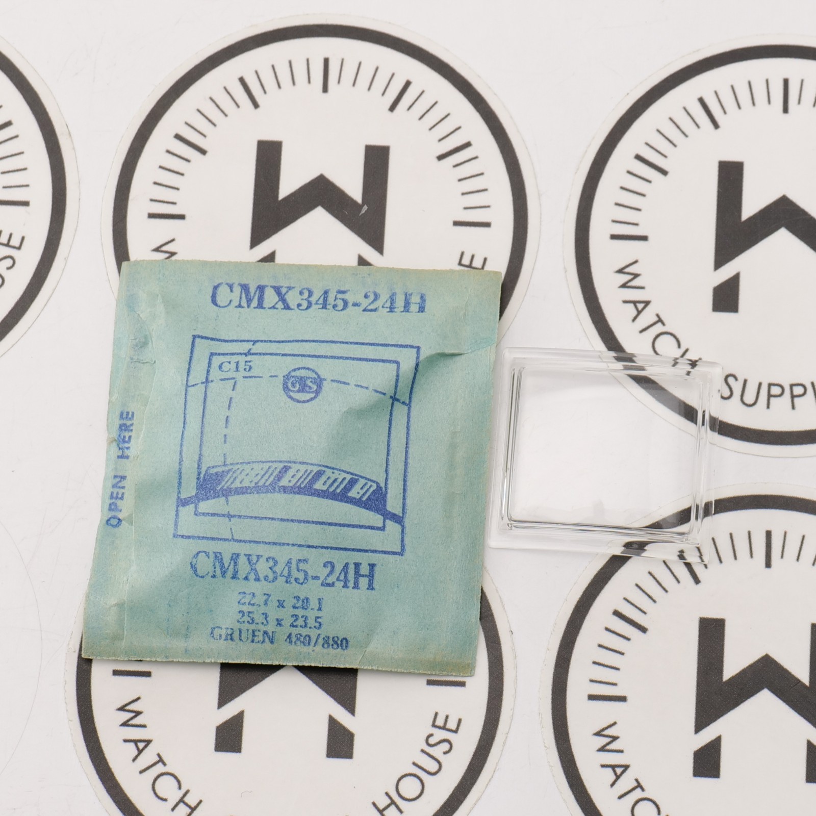 Vintage GS CMX345-24H Crystal Gruen 22.7 x 20.1 New Old Stock Part (MX)