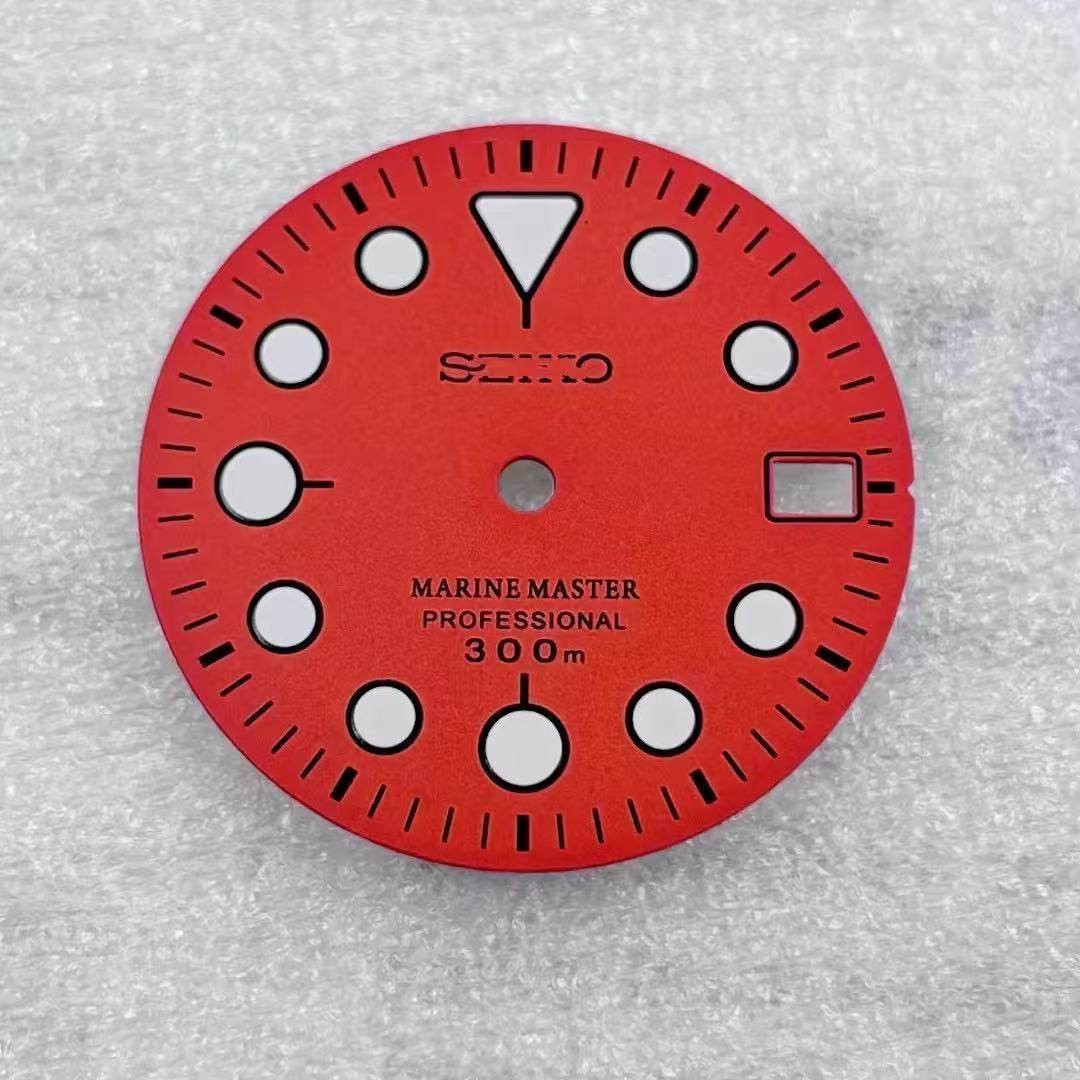 28.5mm Green Luminous Watch Dial for Nh35 NH36 Movement Watch accessories