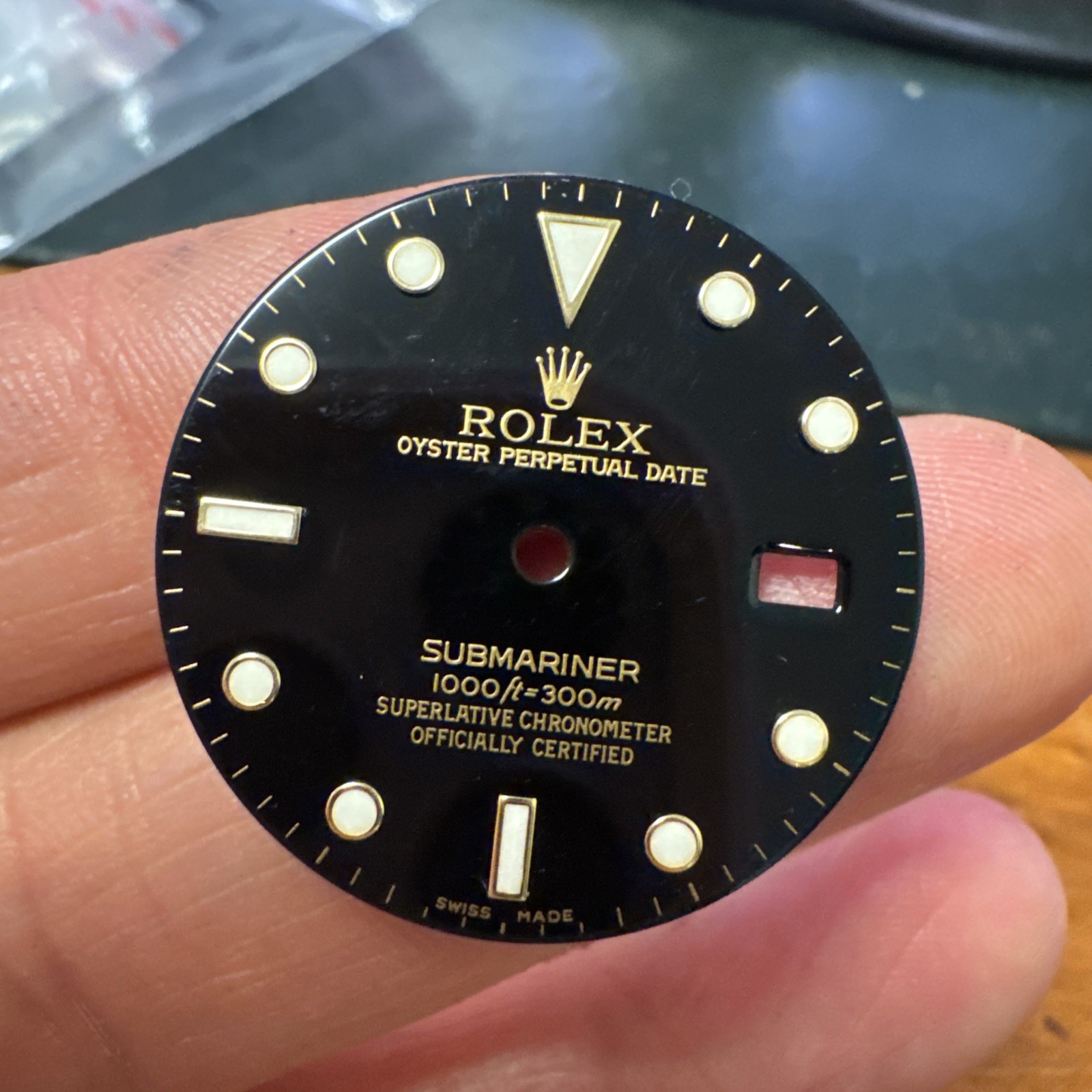 Original Rare Rolex Oyster Submariner 16618 16613 dial excellent condition SWISS