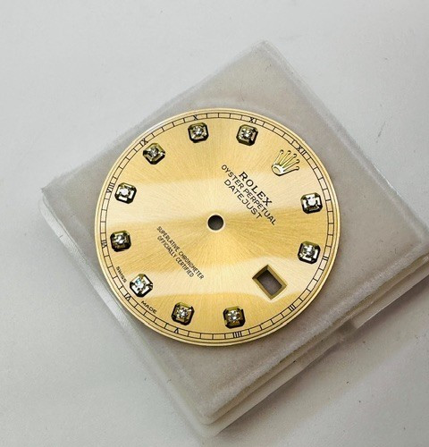 Authentic Rolex Factory Champagne Diamond Dial for Datejust 41 126333 126303