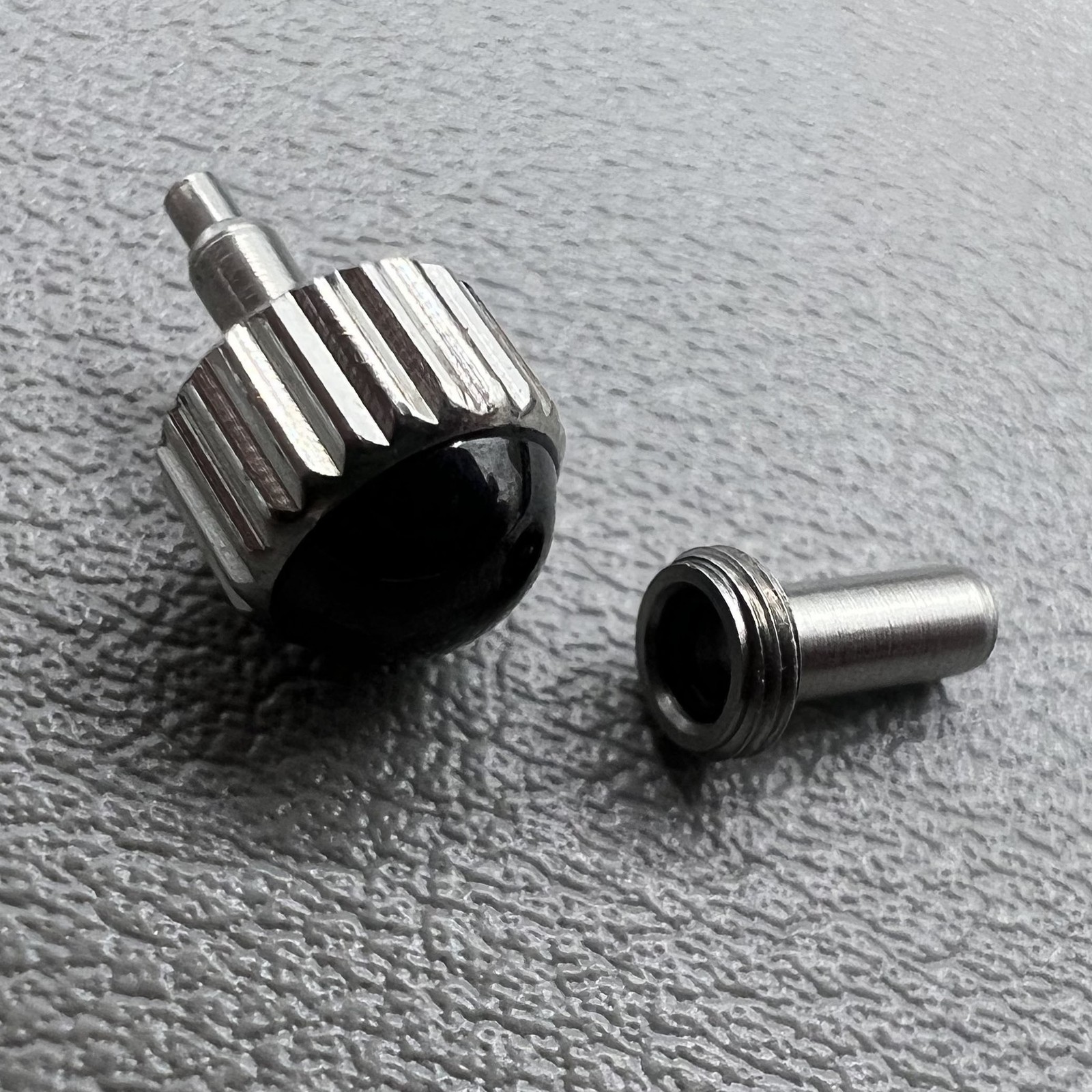 6.5MM Black Watch Cermaic Crown Replacement Part Generic for J12 Watch