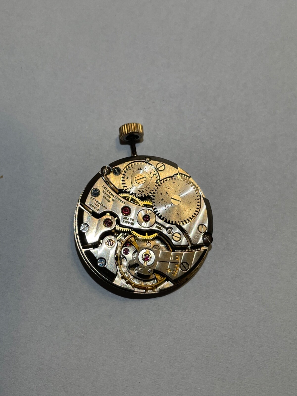 IWC INTERNATIONAL WATCH COMPANY MEN MECHANICAL WATCH MOVEMENT C.89