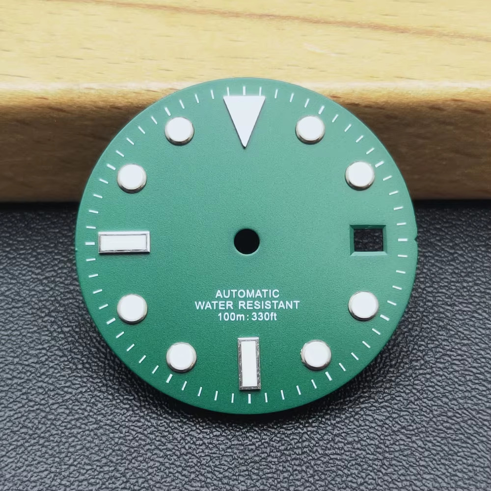 Manbushijie 28.5Mm Black White Green Blue Luminous Dial Fit NH35 ETA 2824 2836 M