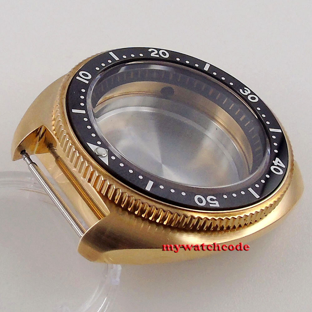 CUSN8 solid Bronze case Sapphire glass Ceramic Bezel watch case For NH35A NH36A