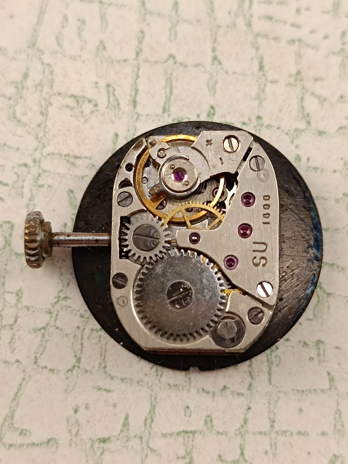 9 Vintage Soviet Mechanical Watch Movements Mixed Lot USSR For Parts Repair