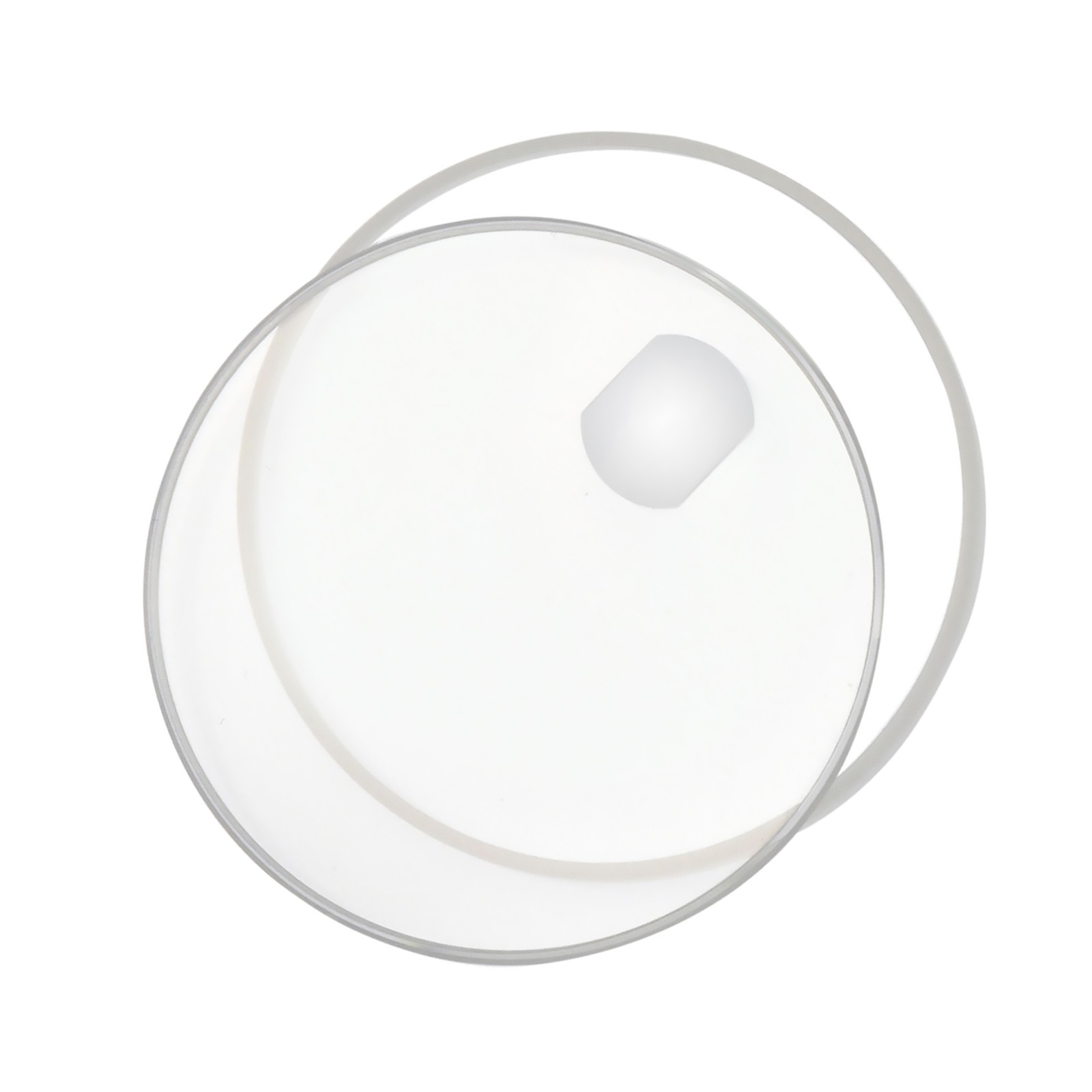Sapphire Watch Glass Crystal with Calendar Window & Gasket For 116610 40mm Parts