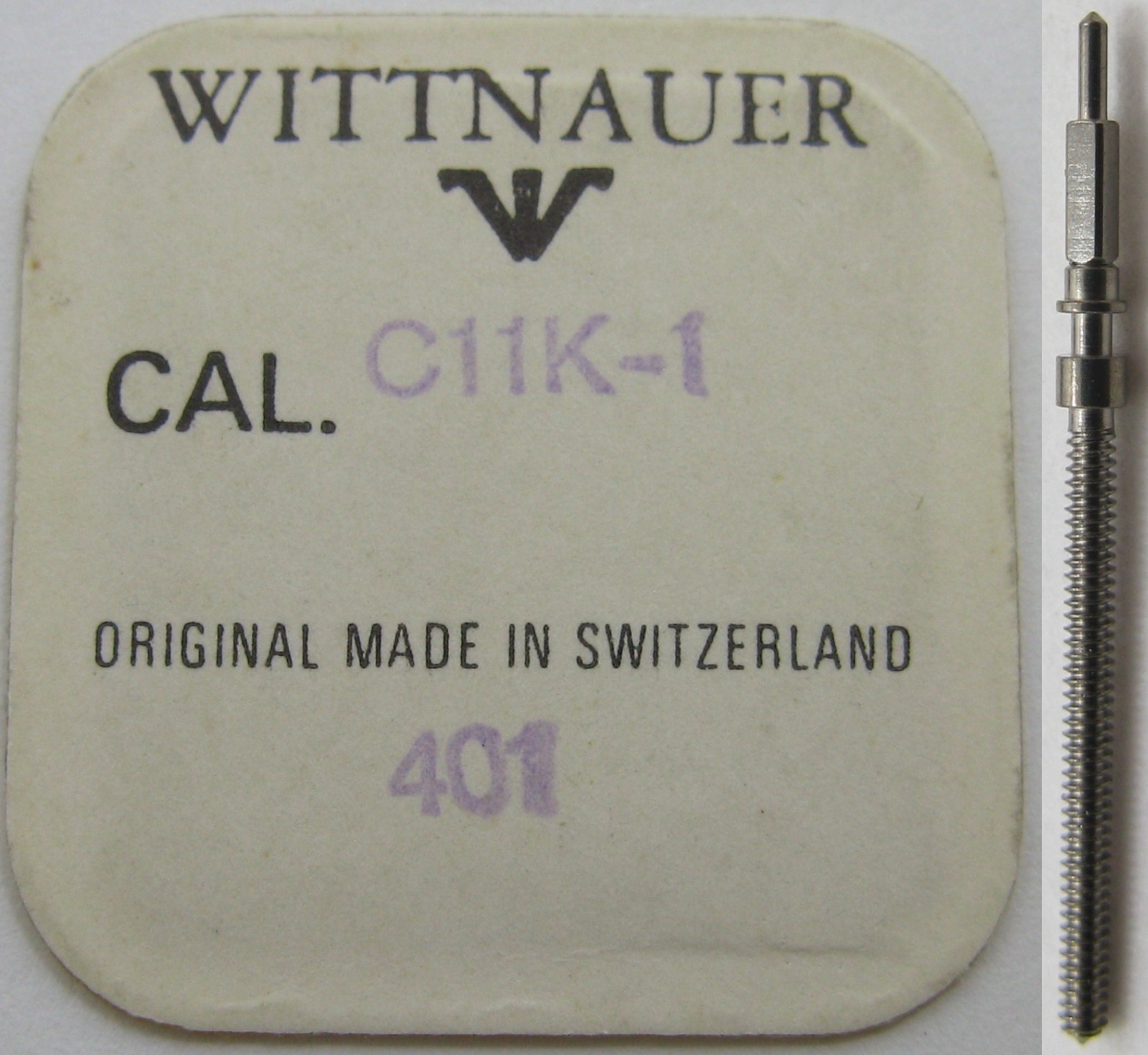 Wittnauer watch C11K – 1 / C11K-1 winding stem #401 tap 10